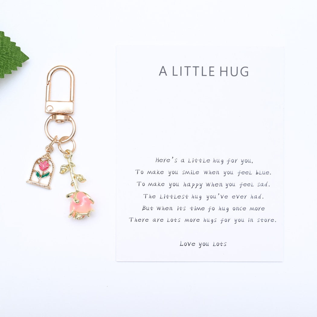 Taphug - Pocket Hug Rose Theme Keychain