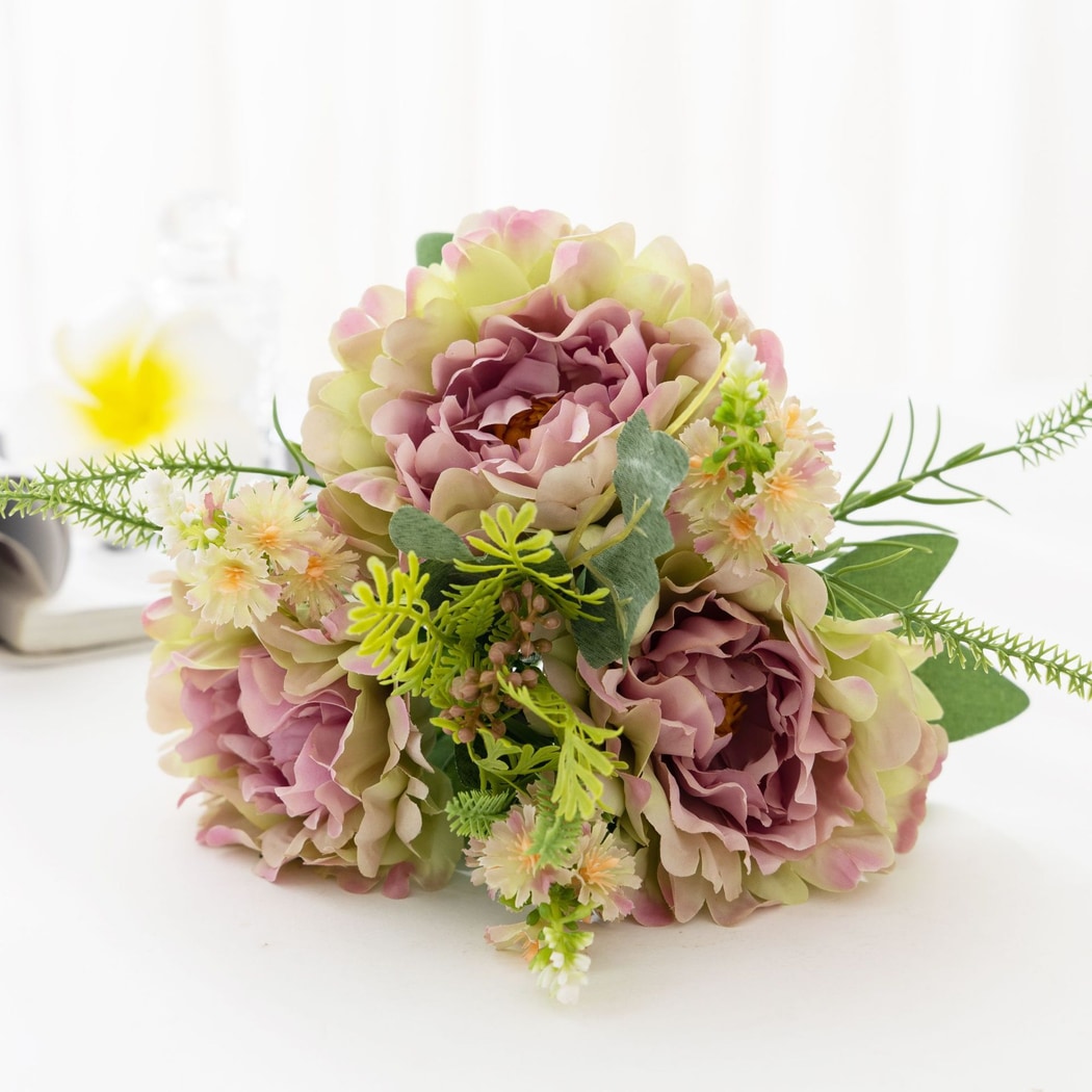 Roselle - Decorative Peony Bouquet Artificial Flowers