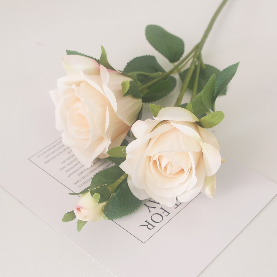 Roselle - Artificial Rose Bouquet Single Stem Flower