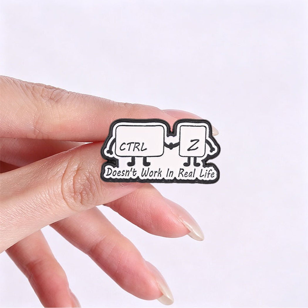 Pinori - CTRL Z Tech Humor Enamel Pin