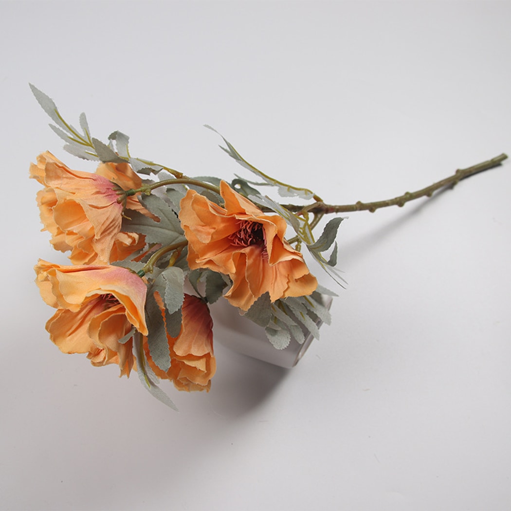 Roselle - Decorative Poppy Flower Artificial Bouquet