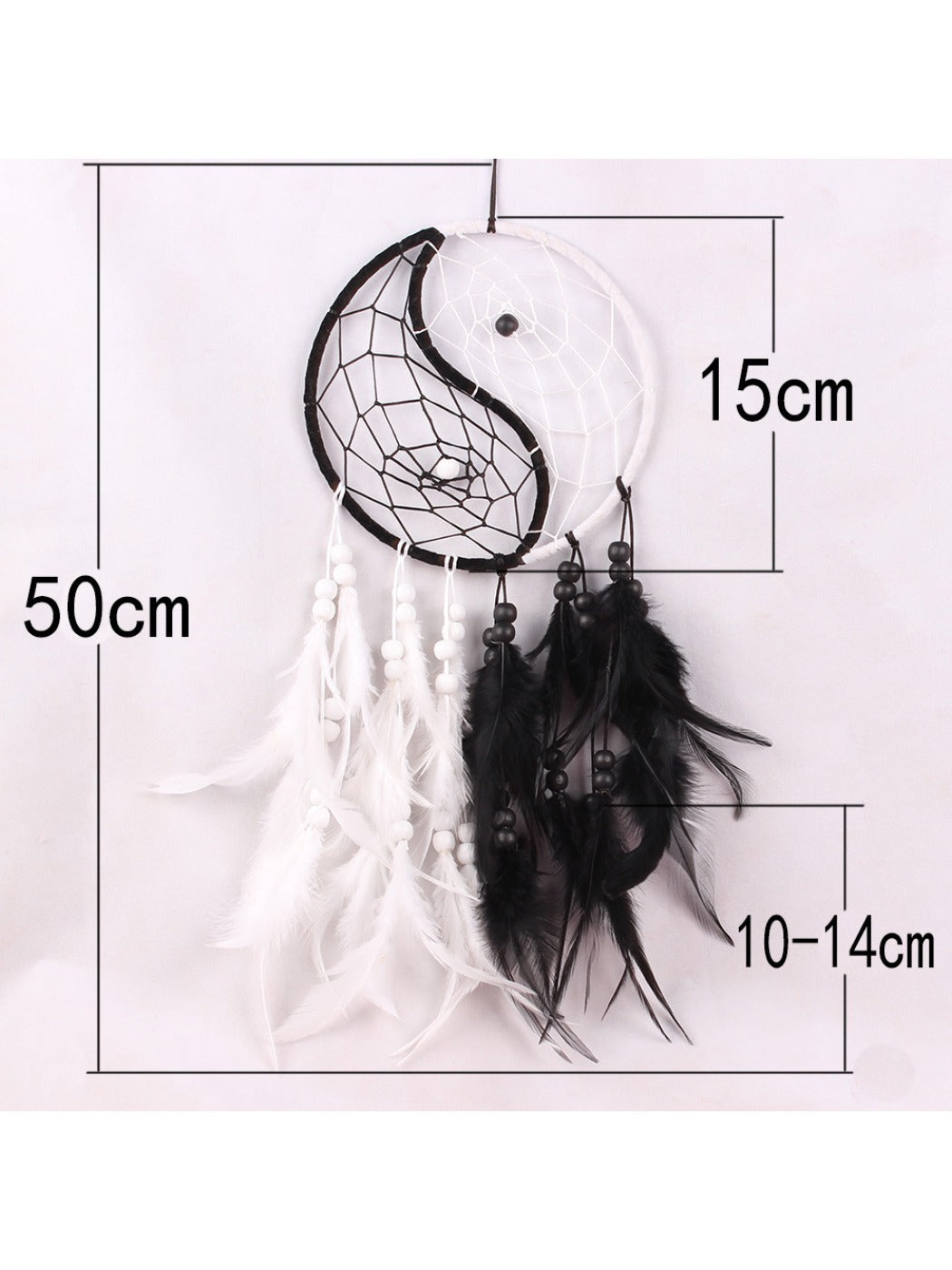 Somnira vintage dreamcatcher wall art hanging on a white wall with natural lighting