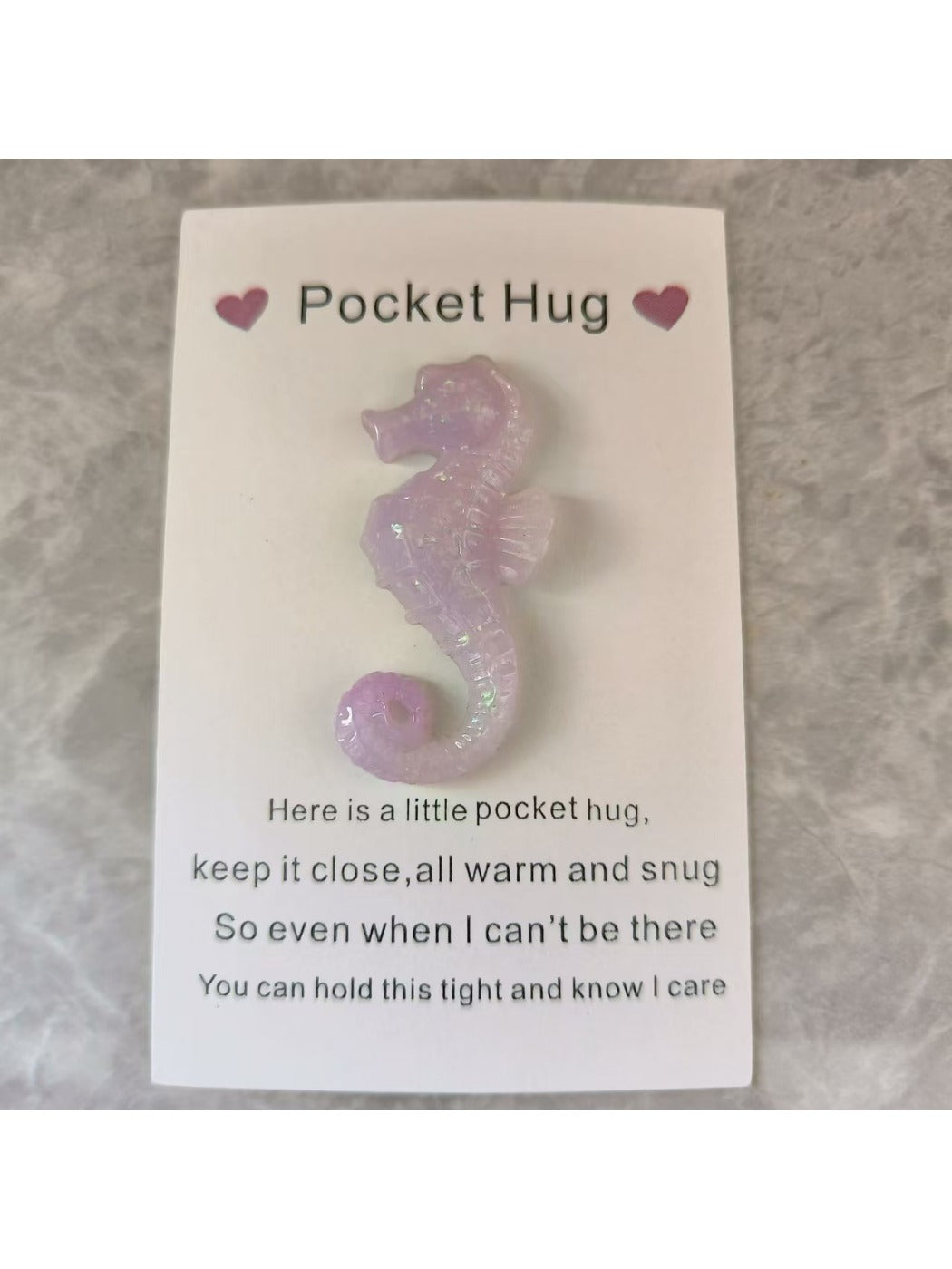 Taphug - Pocket Hug Ocean Themed Gift pocket hug card and keepsake token view 6