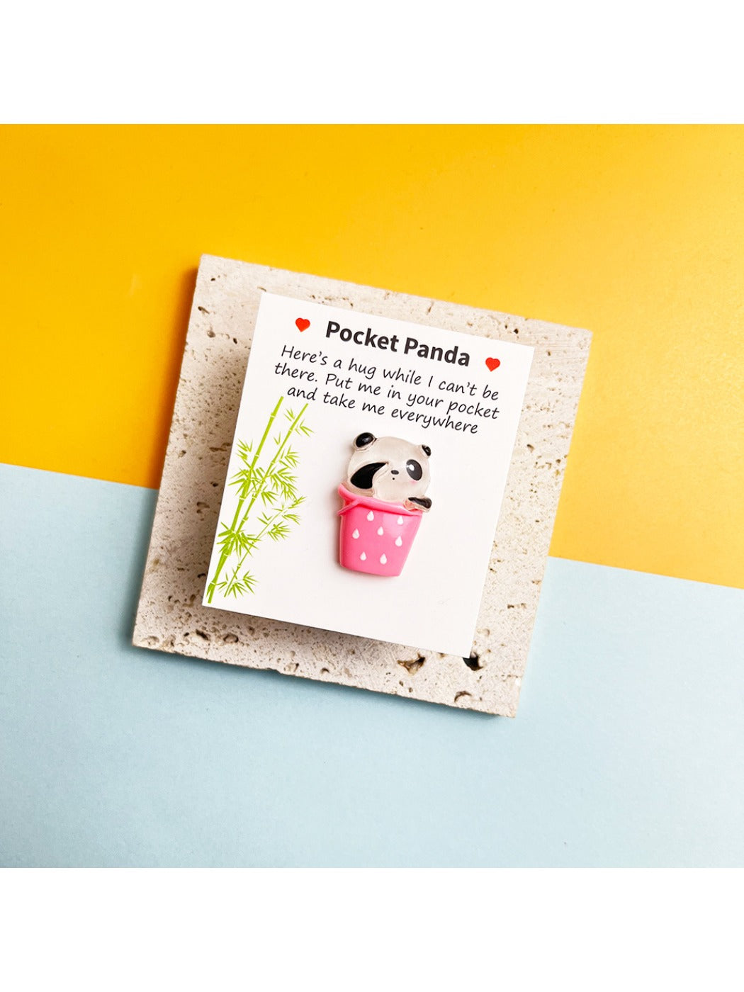 Taphug - Pocket Hug Cute Panda Greeting Card