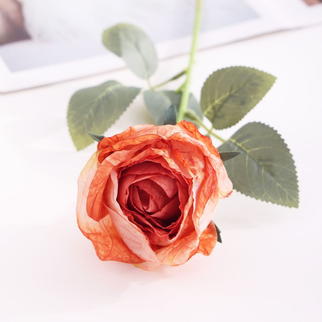 Roselle - Vintage Style Artificial Rose Flower