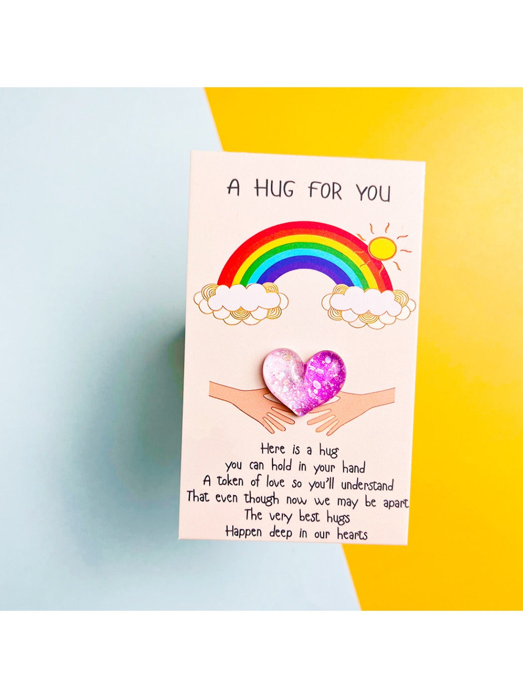 Taphug - Pocket Hug Rainbow Gradient Heart
