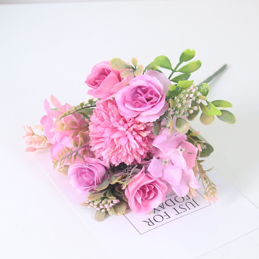 Roselle - Mixed Flowers Style Artificial Bouquet