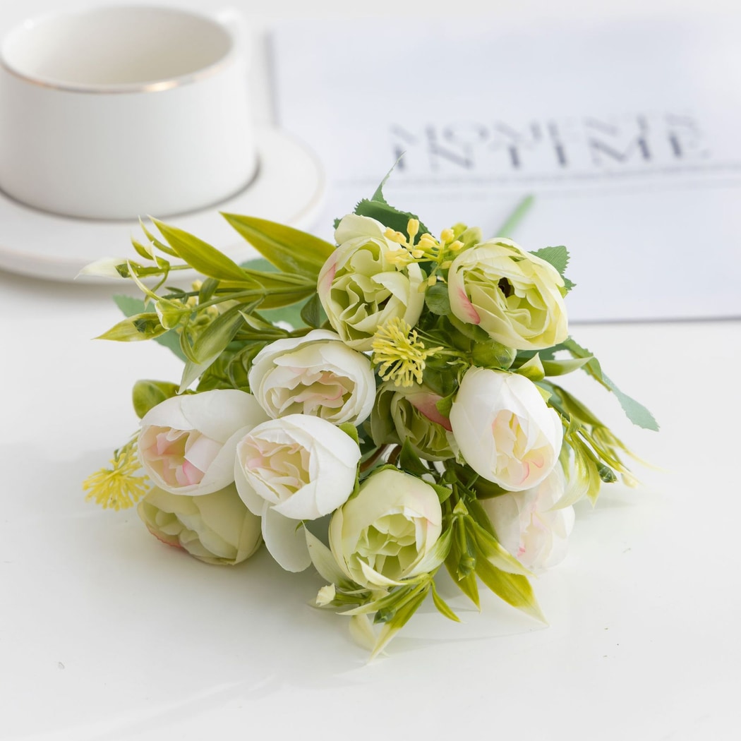 Roselle - Artificial Peony Flower Bouquet
