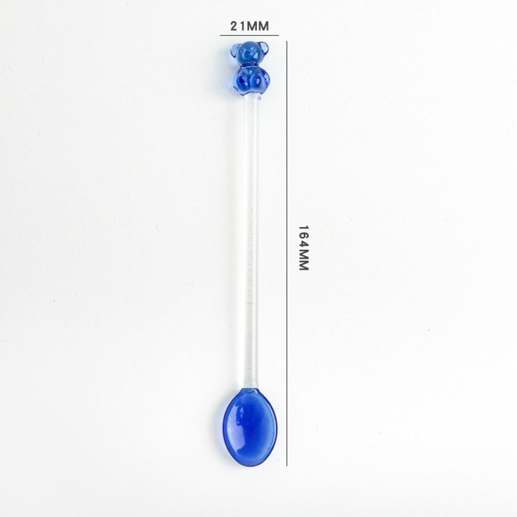 Glasira - Colored Bear Long Handle Spoon