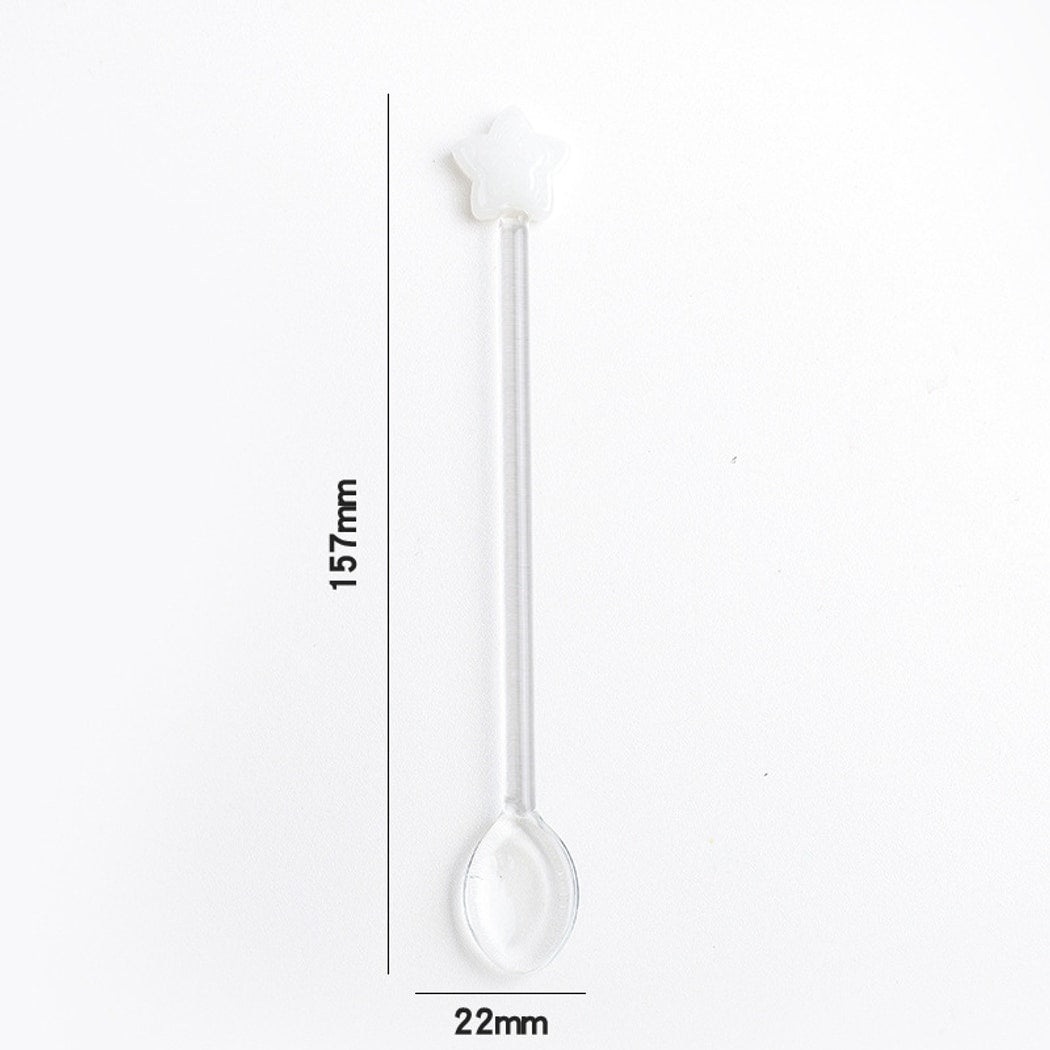 Glasira - Cute Star Top Long Handle Spoon