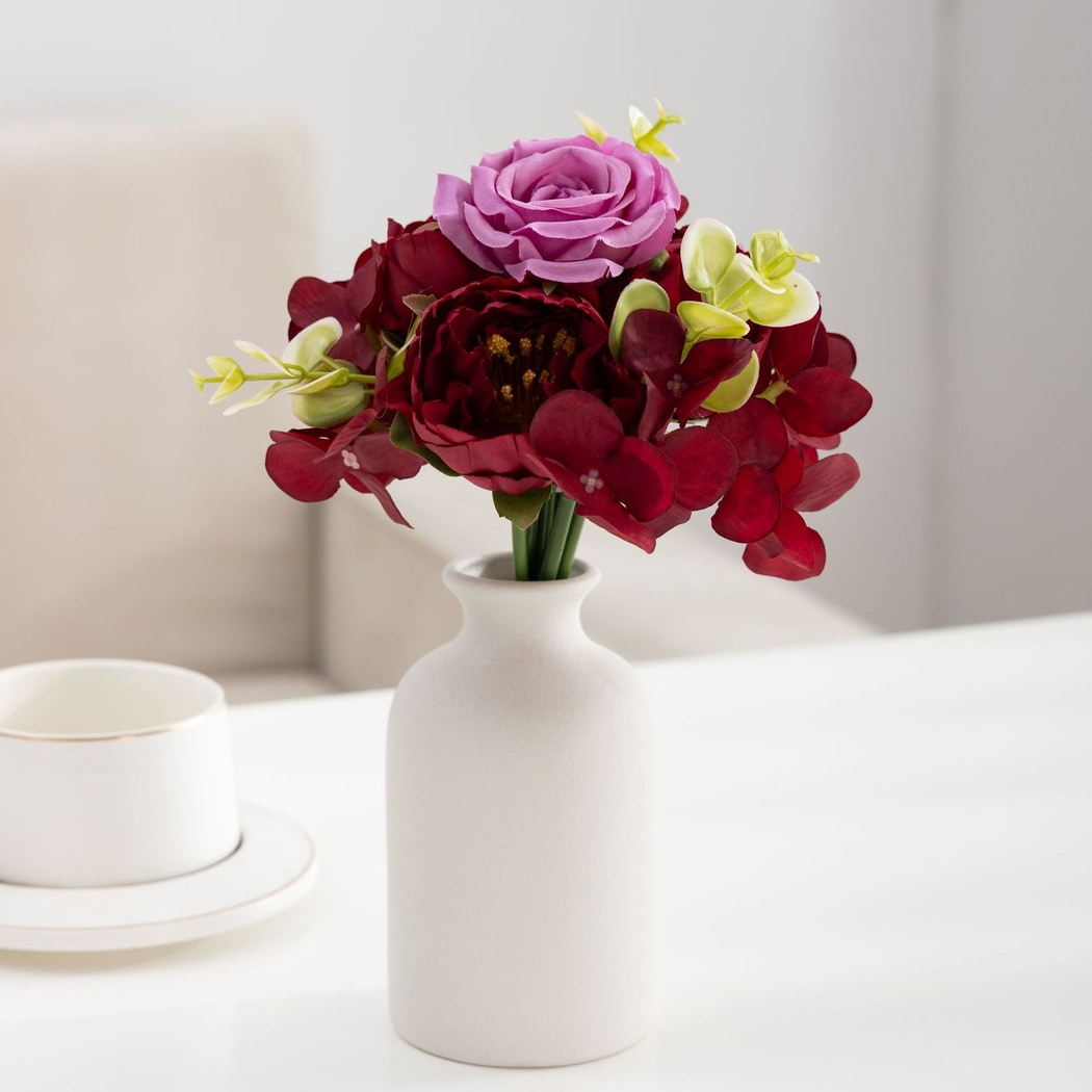 Roselle - Multicolor Flowers Artificial Bouquet