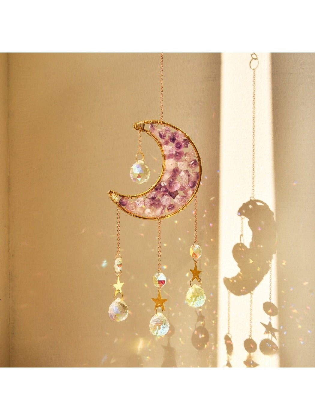 Somnira - Moon Star Crystal Wind Chime