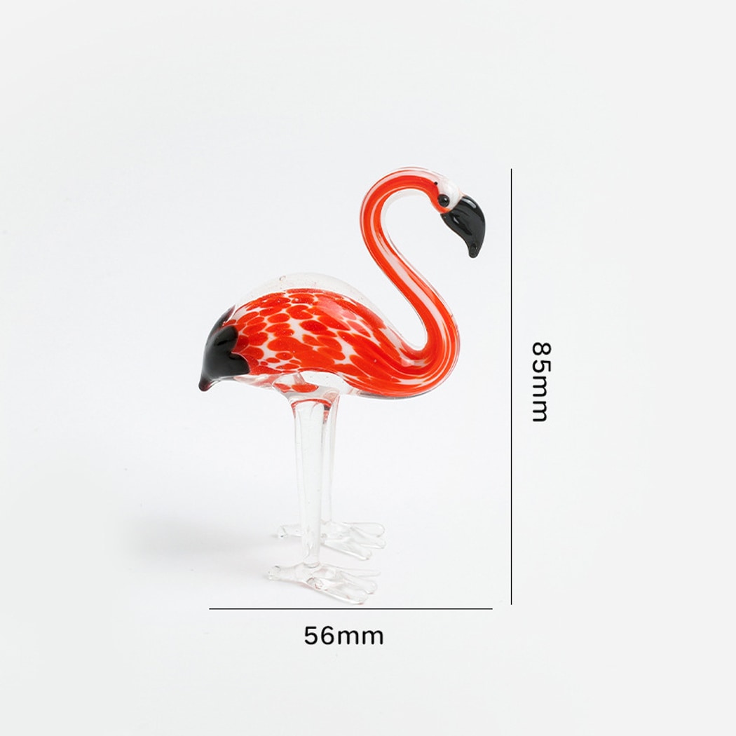 Glasira - Adorable Flamingos Table Ornament