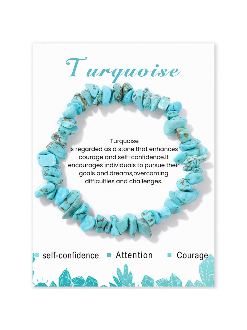 Emora - Stone Beaded Bracelet Vintage Style