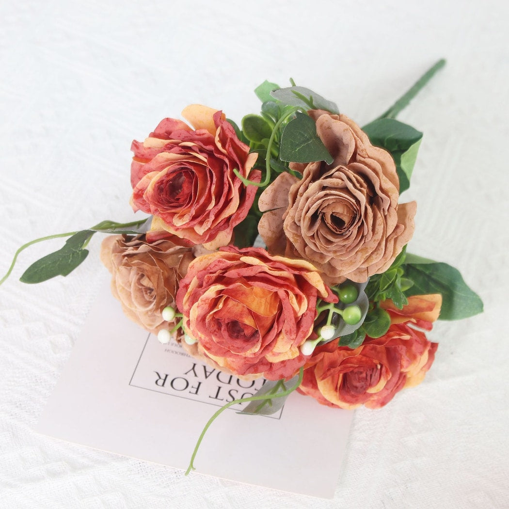 Roselle - Party Accent Artificial Rose Bouquet
