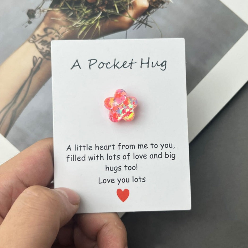 Pocket Hug Shimmering Bow Star Companion