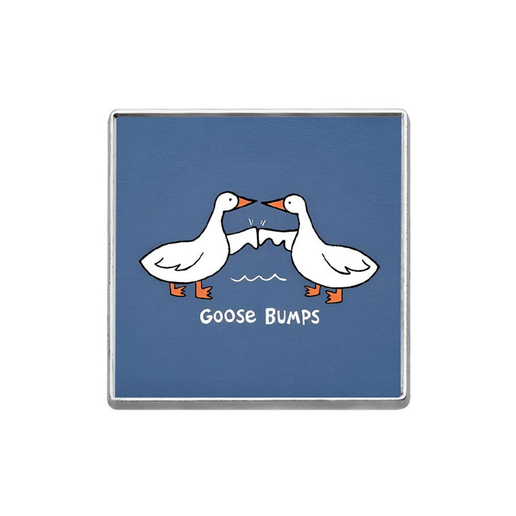 Pinori - Lettered Goose Illustration Round Pin