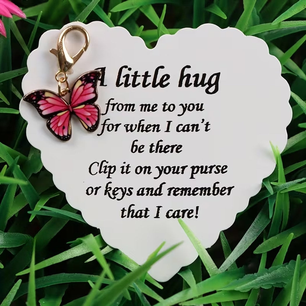 Taphug - Pocket Hug Sweet Butterfly Keychain