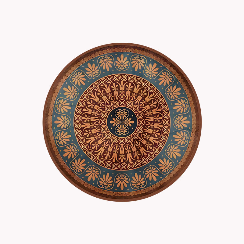 Thimara elegant round coaster with heatproof design shown from top view