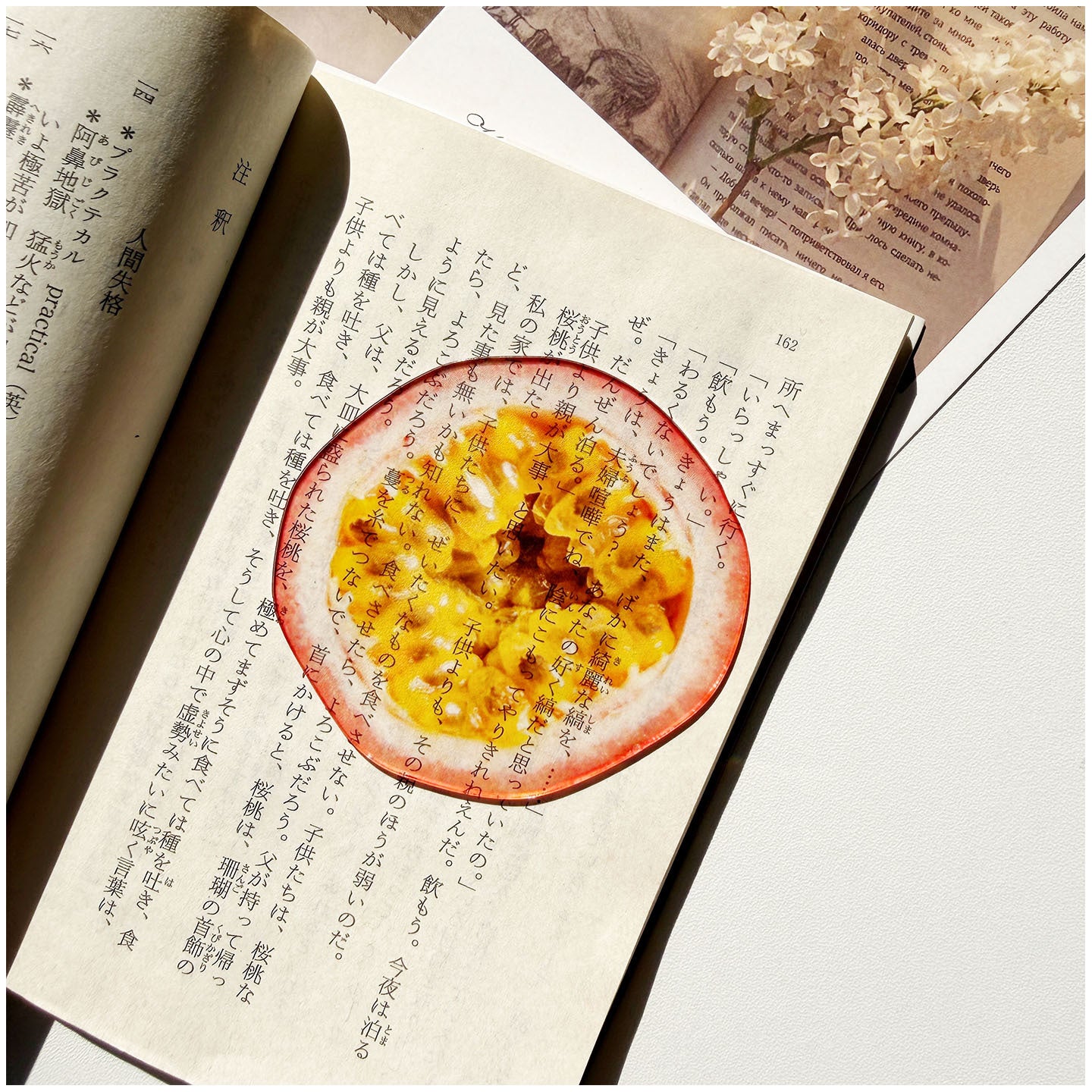 Markii - Trendy Passion Fruit Acrylic Bookmark