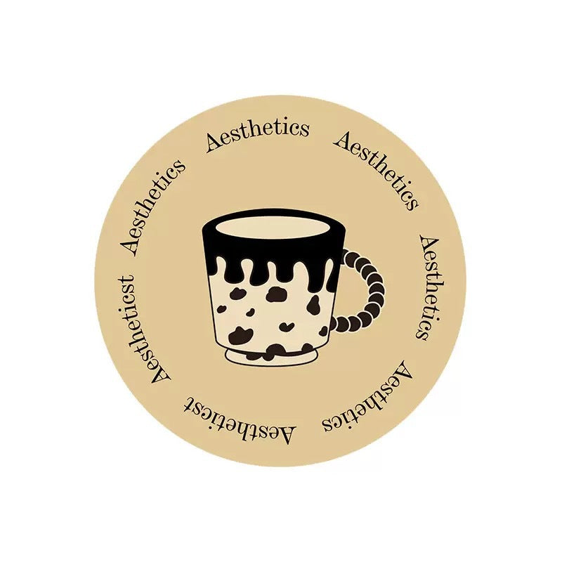 Vintage tea cup coasters with elegant, heatproof designs suitable for protecting surfaces