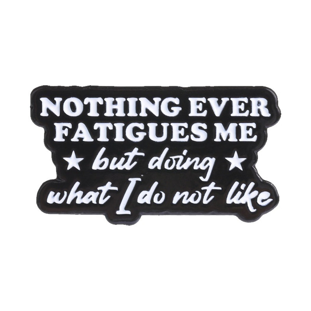 Pinori - Bold Quote Letter Decorative Pin