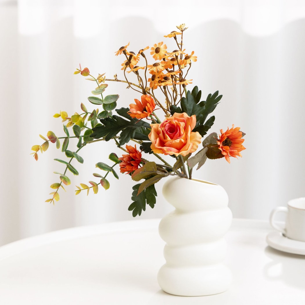 Roselle - Mixed Rose and Daisies Artificial Bouquet