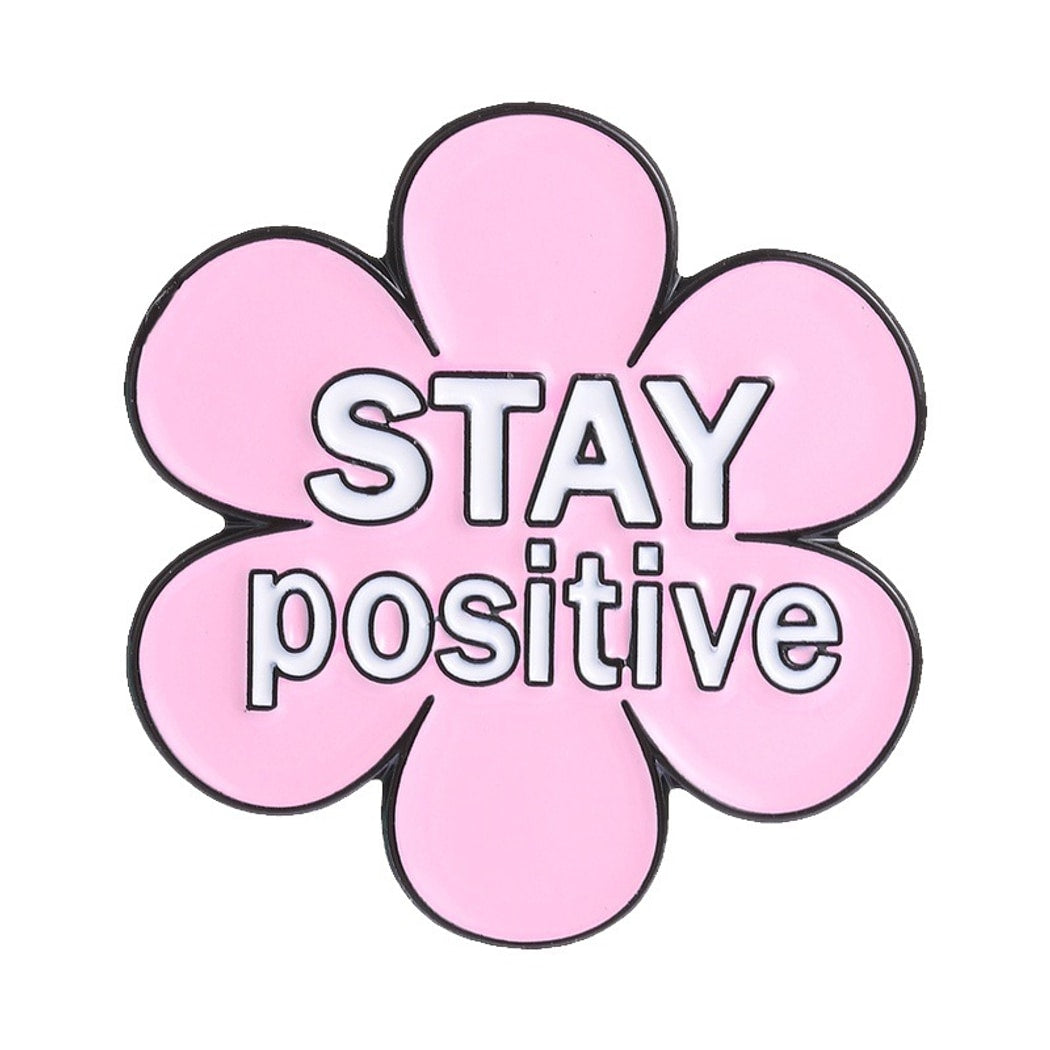 Pinori - Positive Quote Shape Decorative Pin
