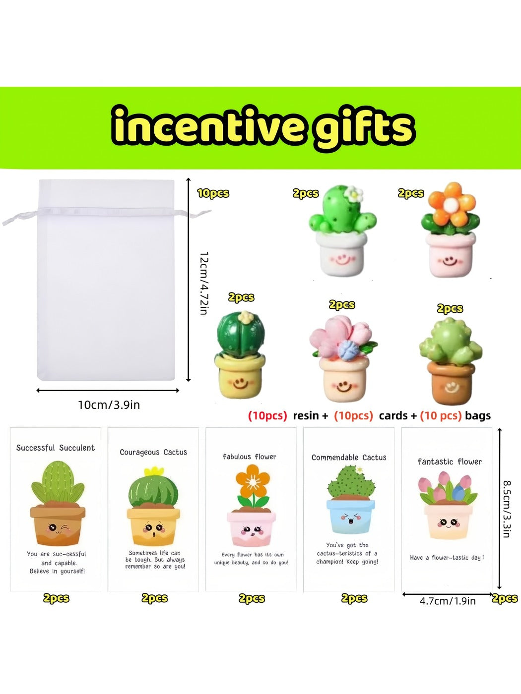 Taphug 10PCS Garden Appreciation Set including various garden tools and a Thank You Card