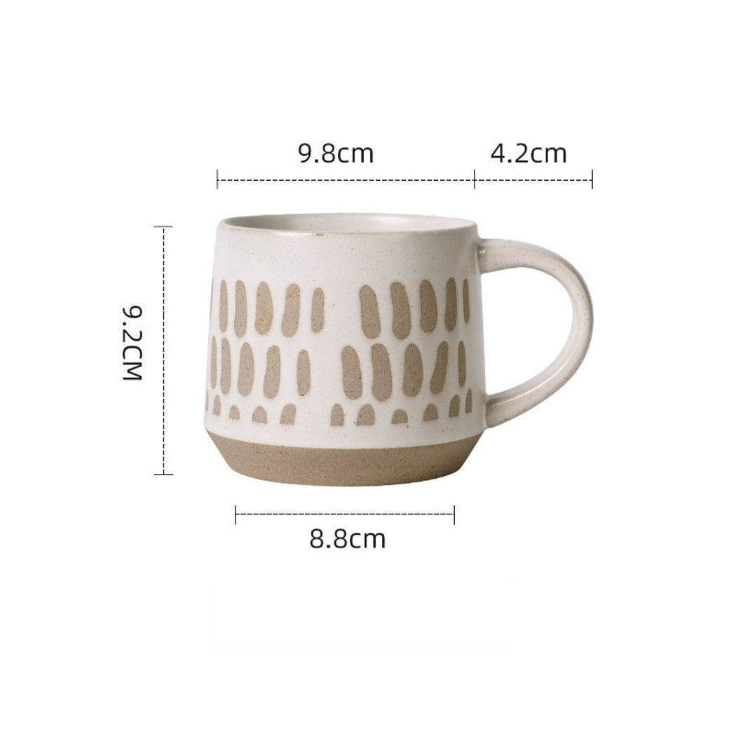 Mivora - Floral and Geometric Patterns Coffee Mug
