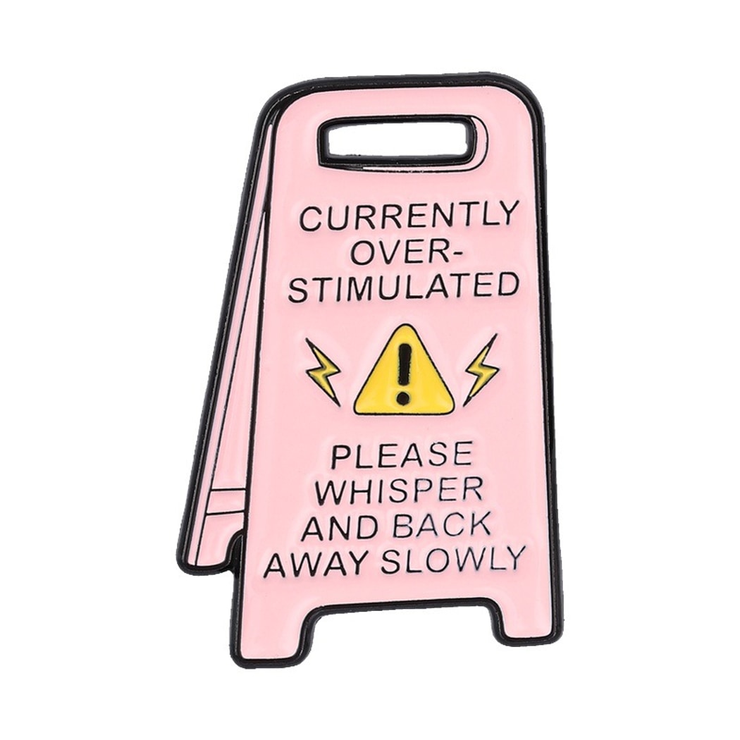 Pinori - Playful Slogan Decorative Pin