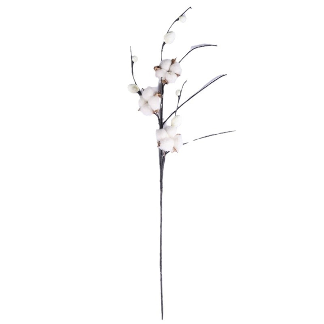 Roselle - White Branch Style Artificial Flower Bouquet