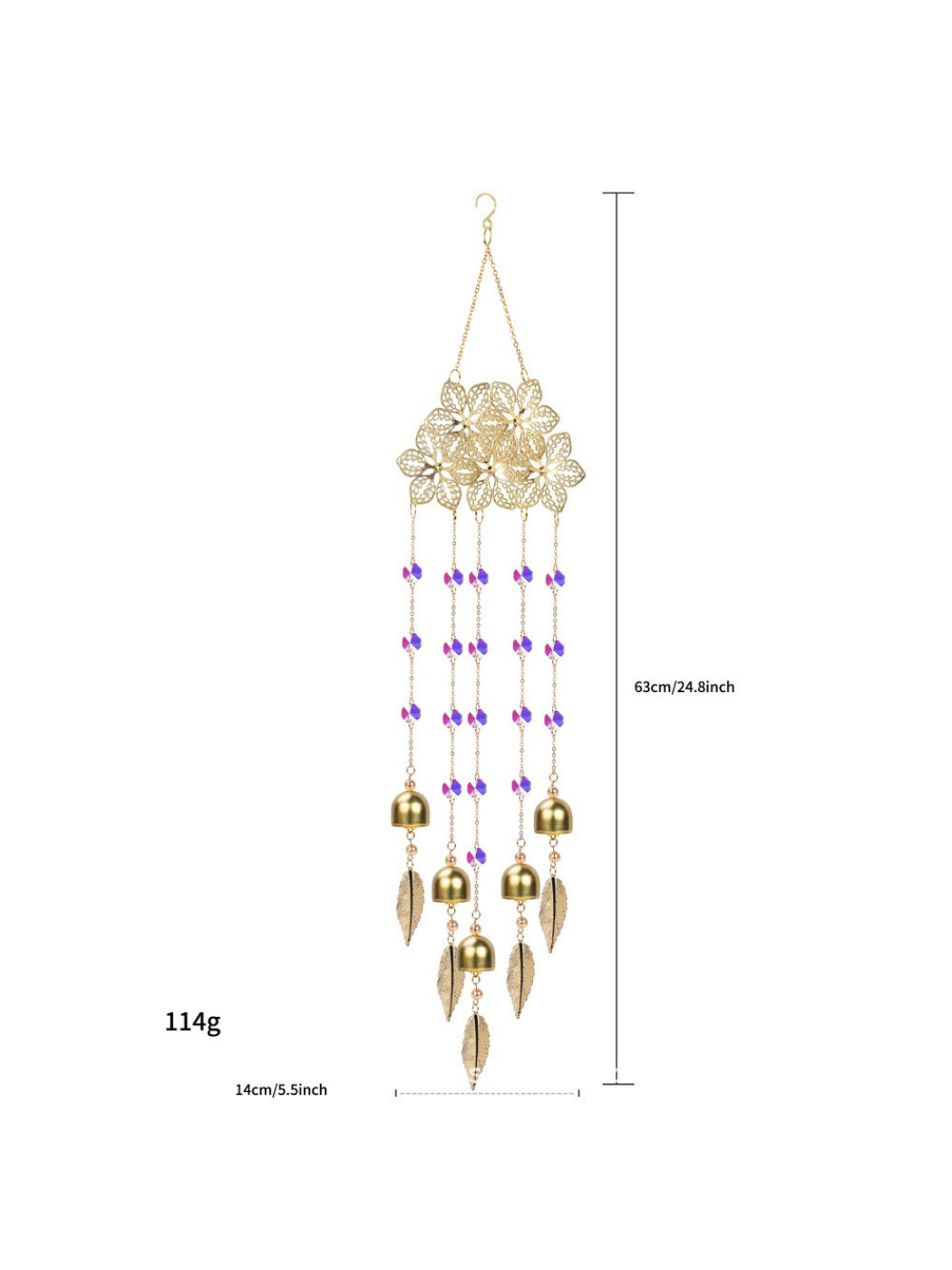 Somnia Daisy Charm Rainbow Sun Catcher displayed against a white background highlighting its charm and colors