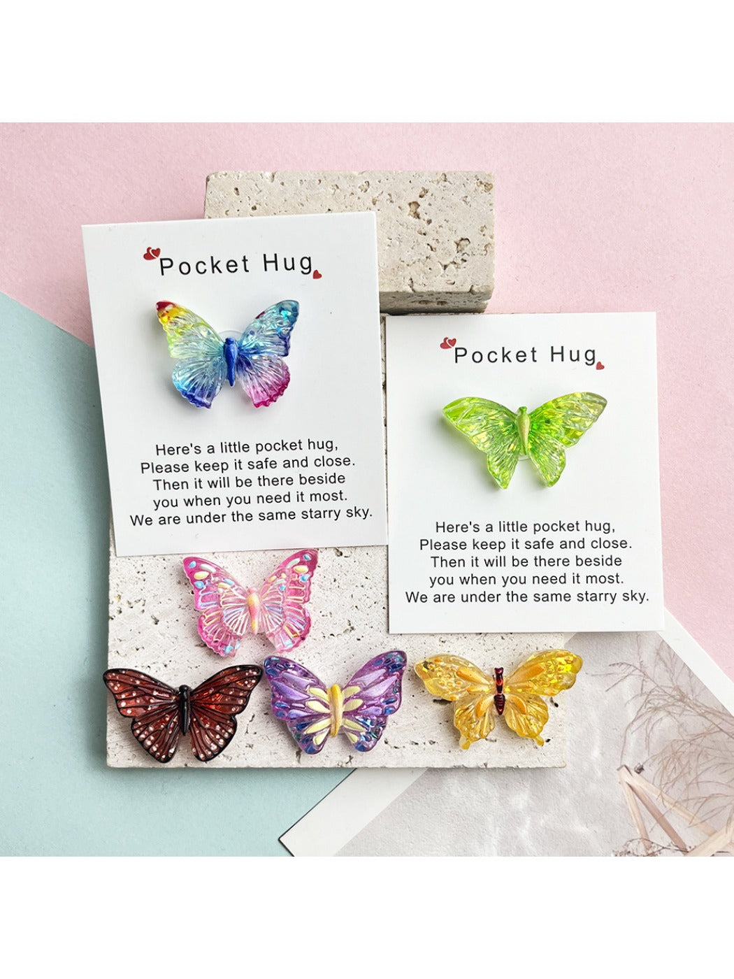 Taphug - Pocket Hug Gradient Butterfly