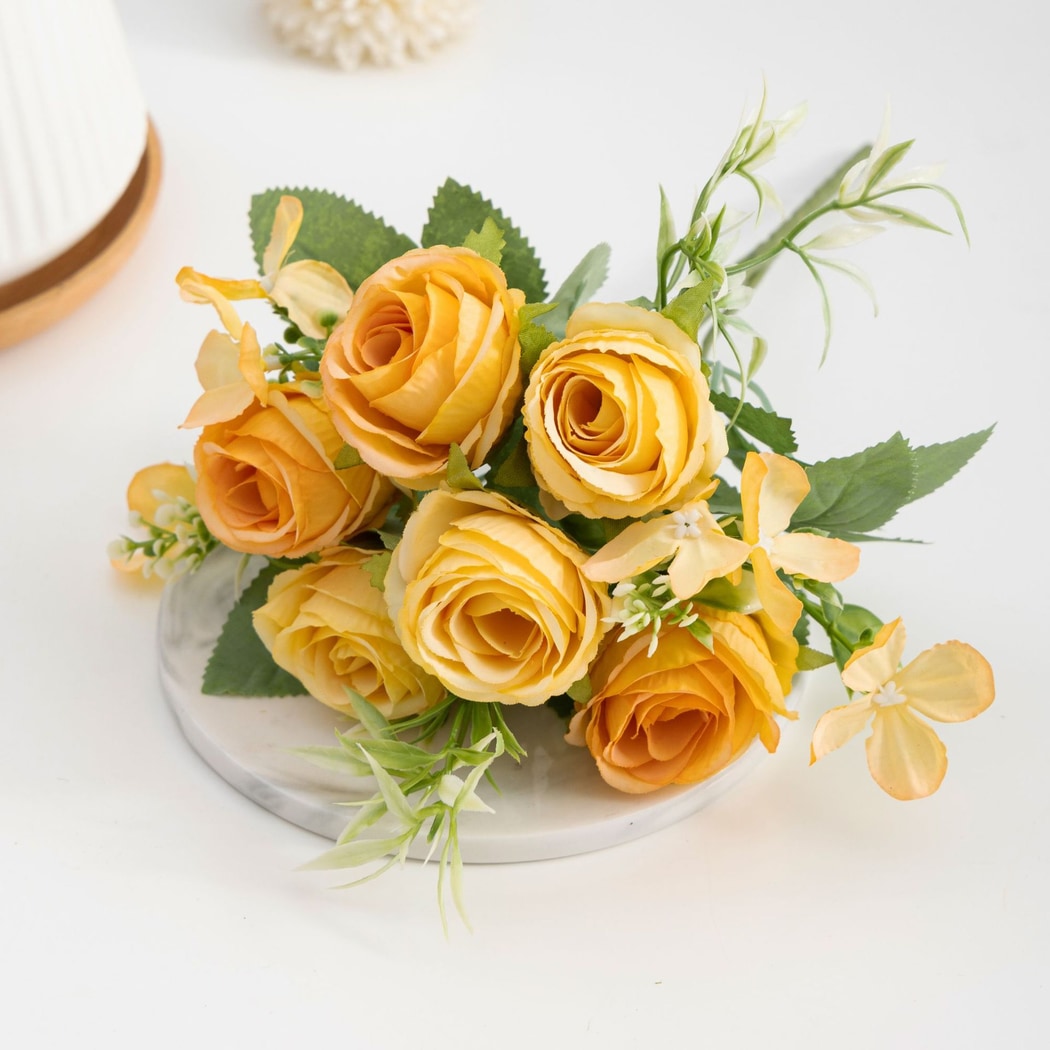 Roselle - Romance Rose Artificial Flowers Bouquet