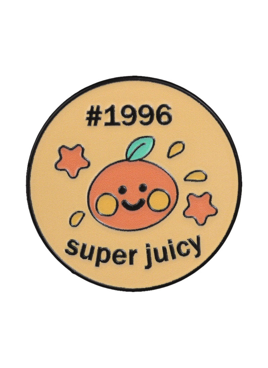 Pinori - Cute Cartoon Orange Juice Can Brooch Badge Pin