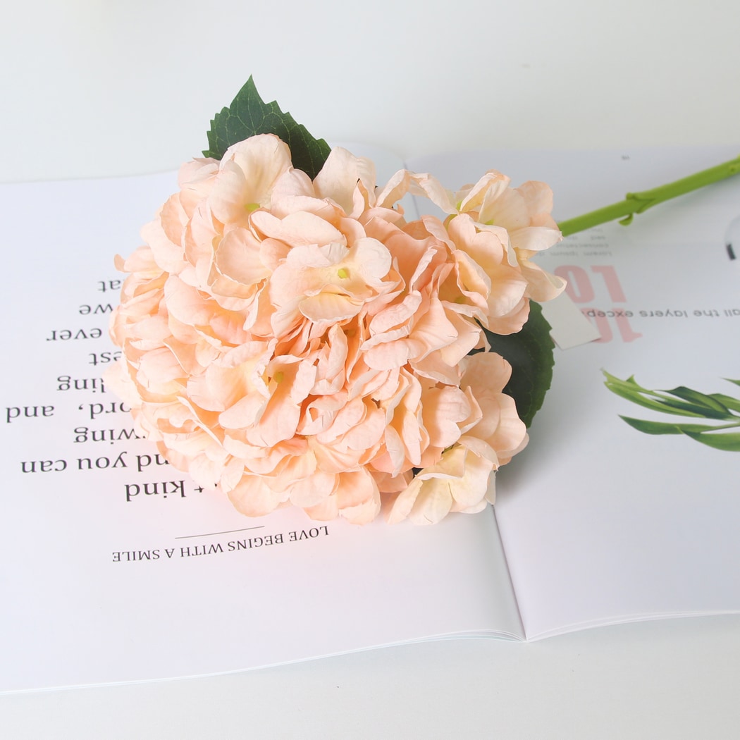 Roselle - Artificial Hydrangea Bouquet Single Stem