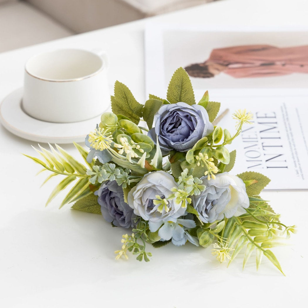Roselle - Decorative Peony Blooms Artificial Flowers