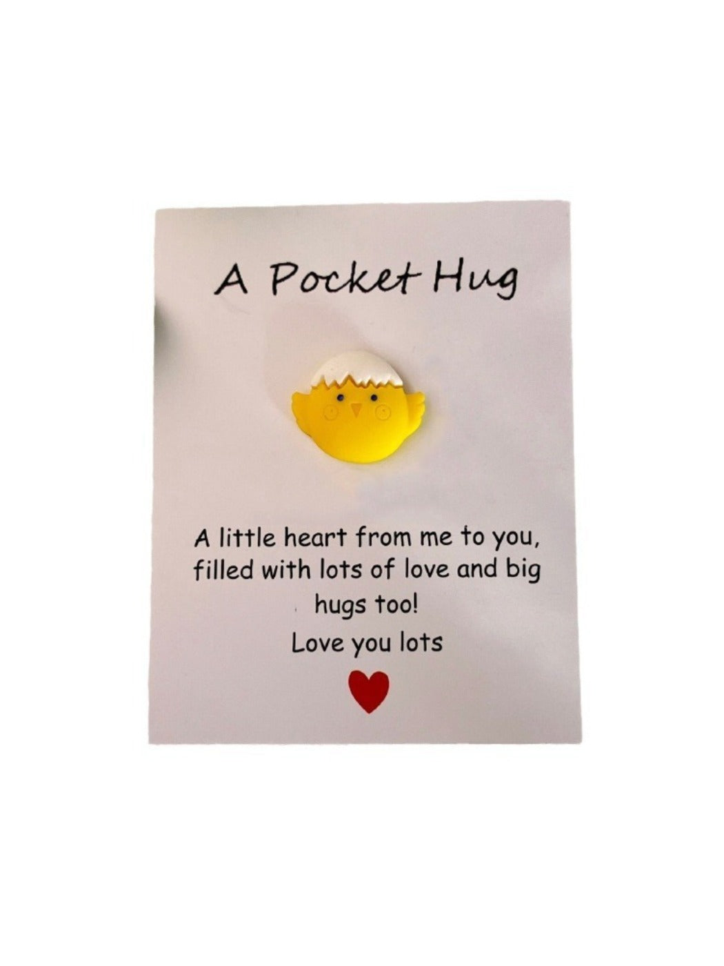 Taphug - Pocket Hug Mini Egg Series pocket hug card and keepsake token view 6