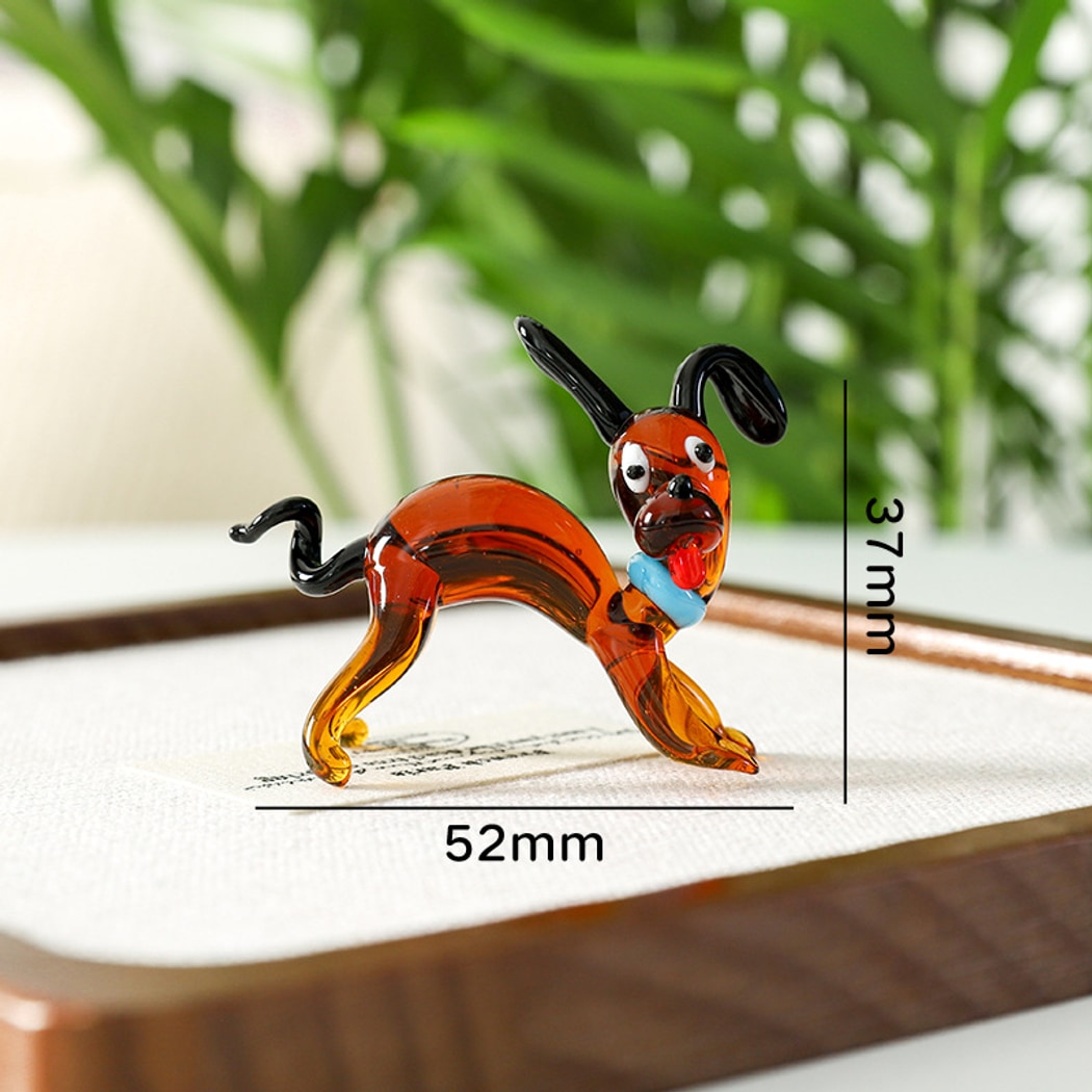 Glasira - Playful Dog Shape Desk Ornament