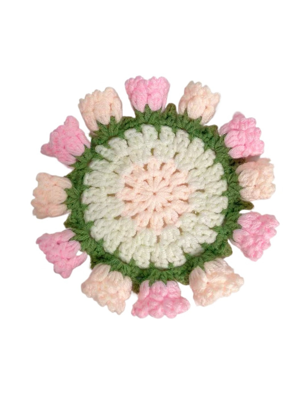 Kovira - New Cute Sunflower Coasters Crocheted Table Mats
