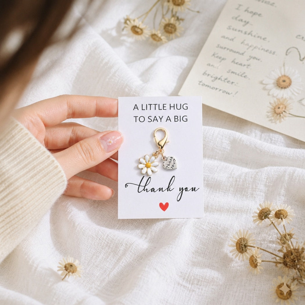 Taphug - Pocket Hug Flower Charm Token