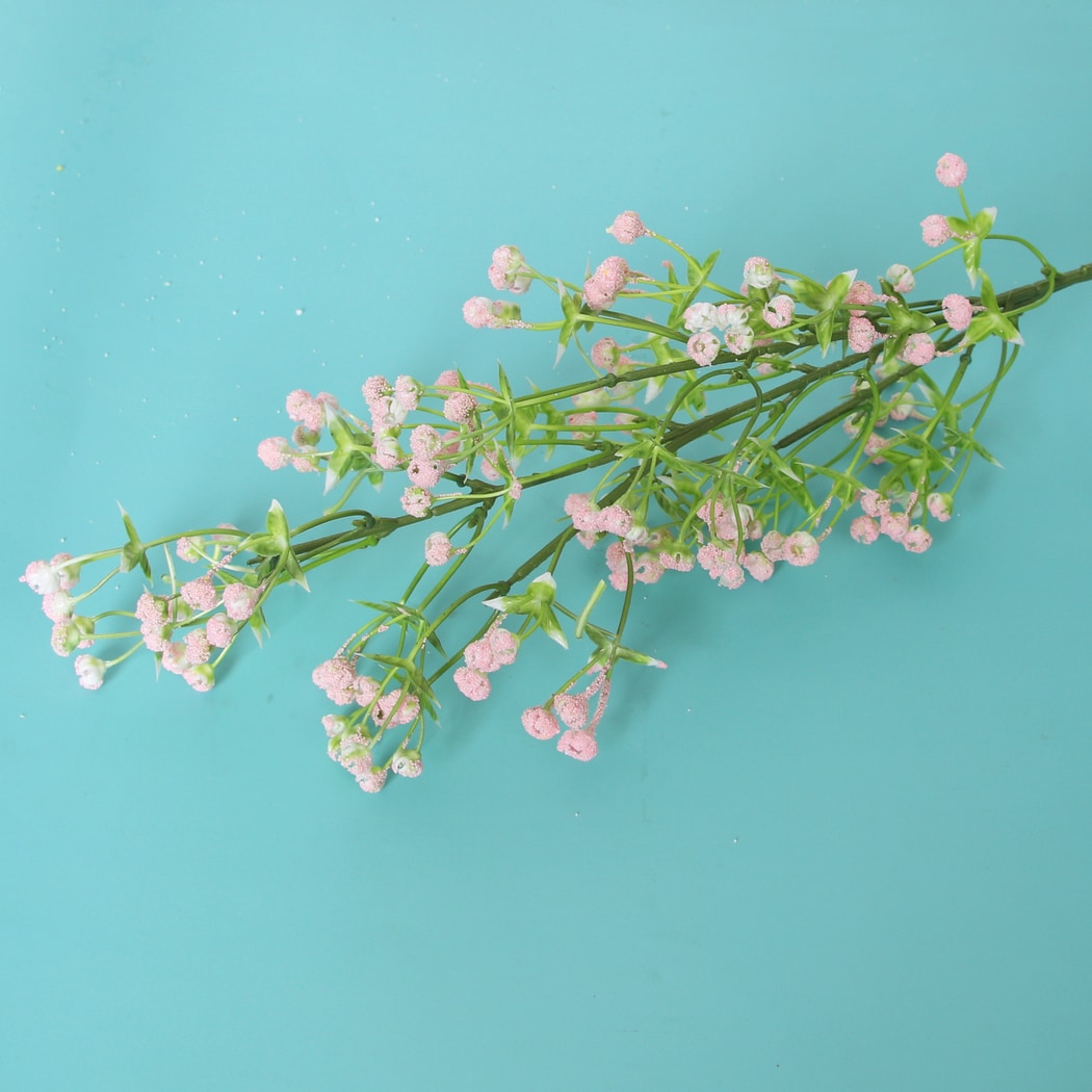 Roselle - Faux Gypsophila Flower Stem