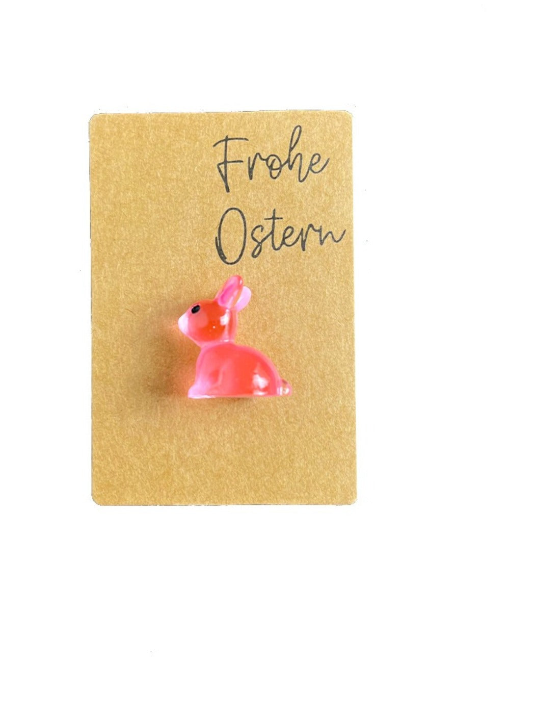 Taphug - Pocket Hug Glow-in-the-Dark Bunny Rabbit pocket hug card and keepsake token view 5