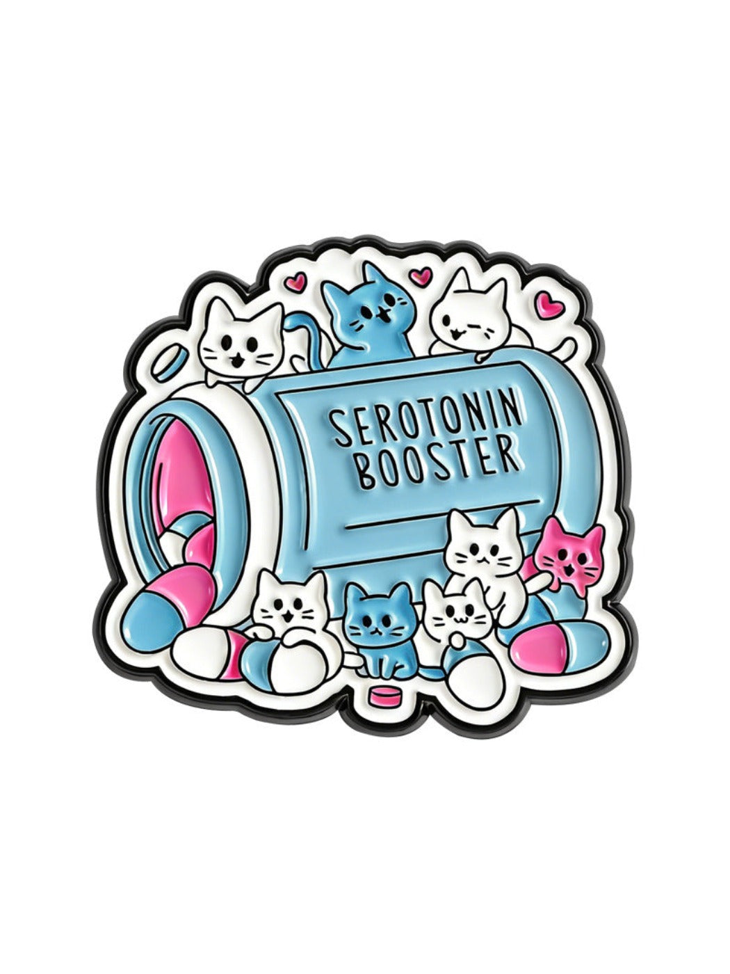 Pinori - Cute Cat Dog Brooch