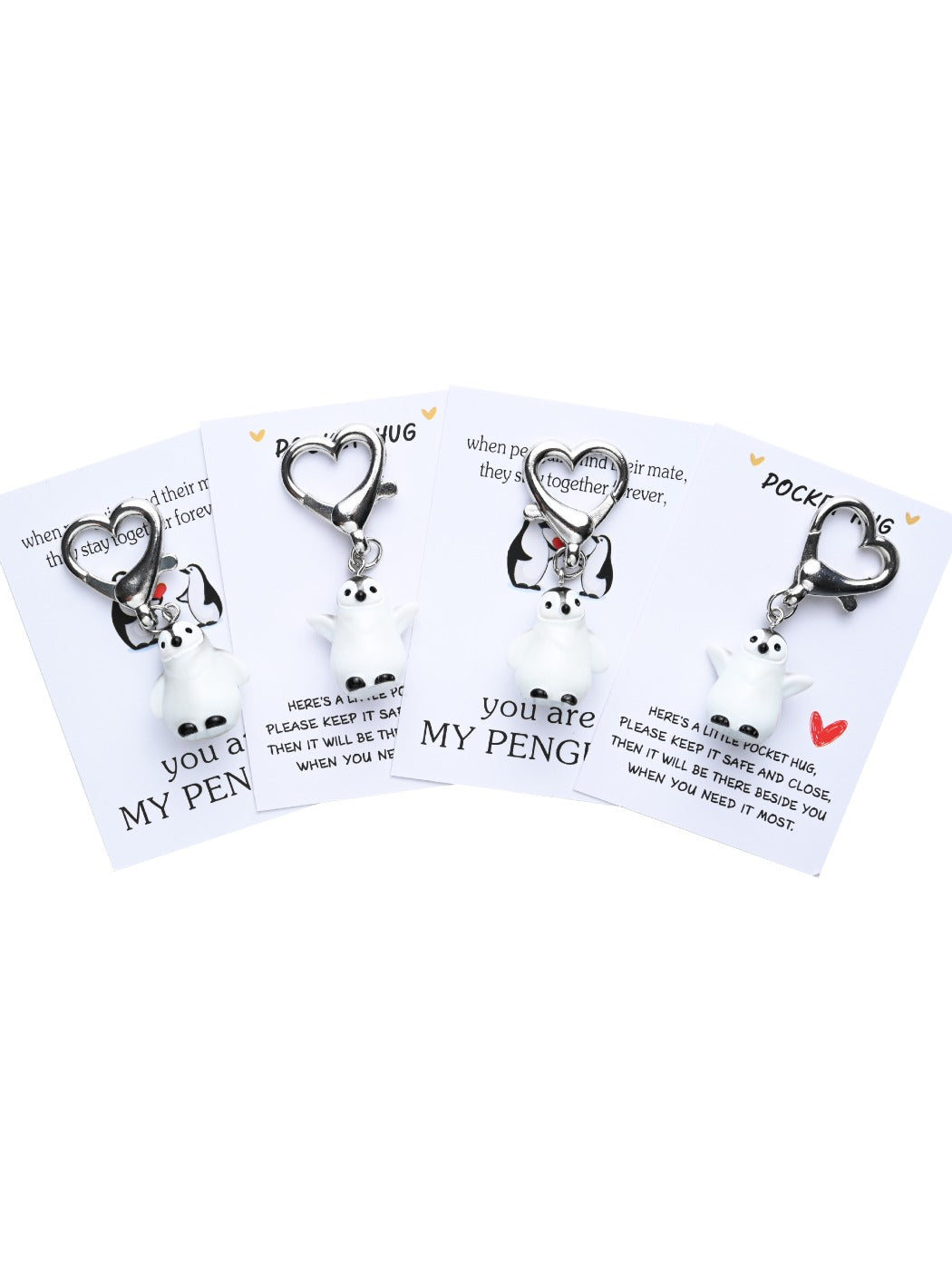Taphug - Pocket Hug Penguin Keychain