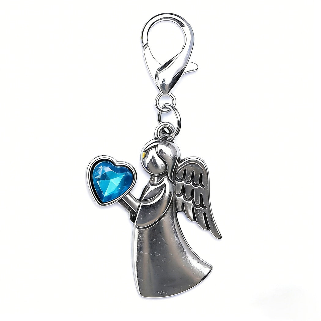Taphug - Pocket Hug Angel and Heart Keychain