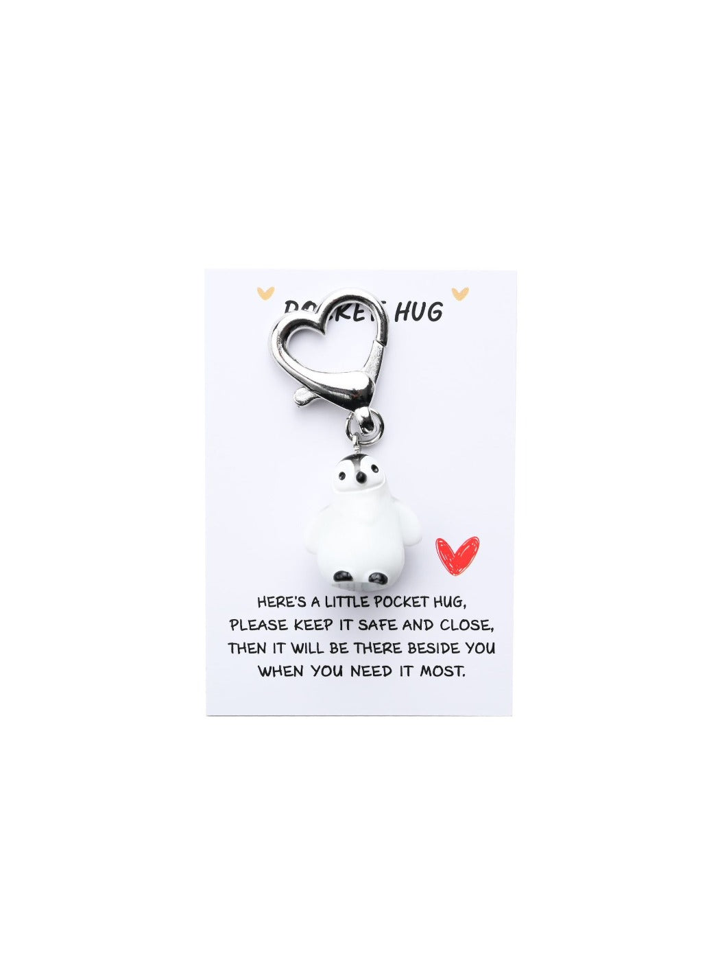 Taphug - Pocket Hug Penguin Keychain