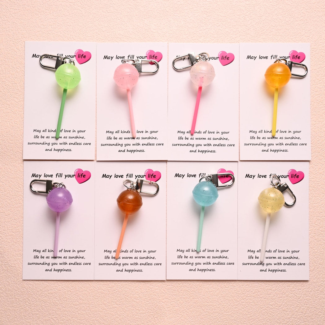 Taphug - Pocket Hug Cartoon Lollipop Keychain Charm