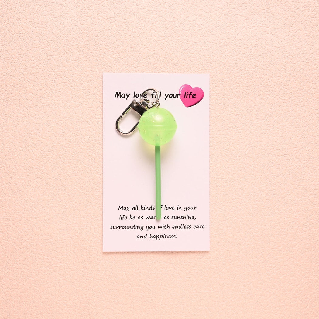 Taphug - Pocket Hug Cartoon Lollipop Keychain Charm